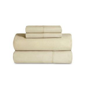Kate Spade NY Sheet Set Queen Beige 100% Cotton - Style Weston